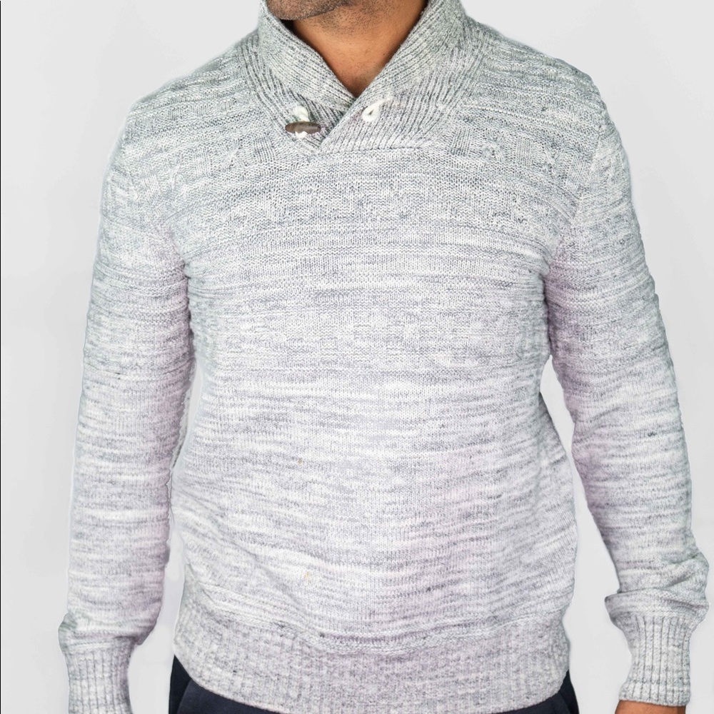 Knit Sweater - H&M - Men’s Medium - Bone